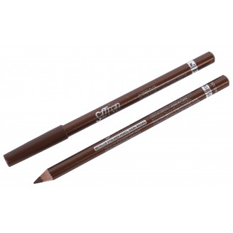 Saffron Metallic Eye Pencil Dark Brown 128