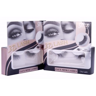 Saffron 3D Faux Mink Eyelashes CITY LASH