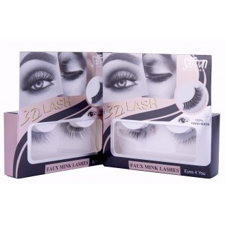 Saffron 3D Faux Mink Eyelashes EYES 4 YOU