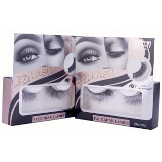 Saffron 3D Faux Mink Eyelashes STUNNING