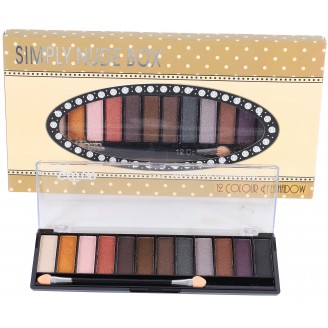 Saffron 12 Pcs Eye Shadow   NUDE BOX 