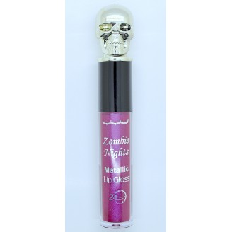 Saffron Zombie Nights Metallic Lip Gloss 24Hrs Colour 04