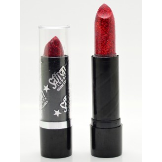 Saffron Glitter Lipstick   Glitter Red