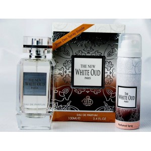 The New White Oud Unisex Eau de Parfum 100ml with Free Deo