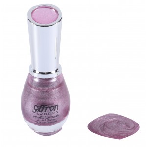 Saffron Metallic Nail Polish   206 Metallic Berry