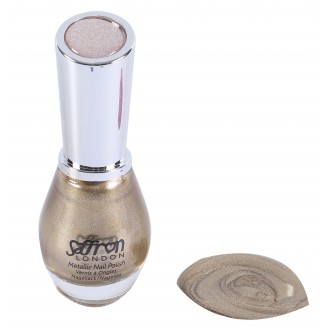 Saffron Metallic Nail Polish   204 Metallic Gold