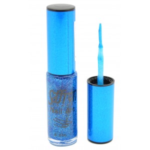 Saffron Nail Polish   Nail Art Gliiter Blue13