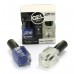 Saffron Gel Effect Nail Polish with Gel Effect Top Coat Set   3 Blue