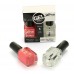 Saffron Gel Effect Nail Polish with Gel Effect Top Coat Set   9 Dark Pink