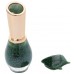 Saffron Nail Polish   Green Glitter 66