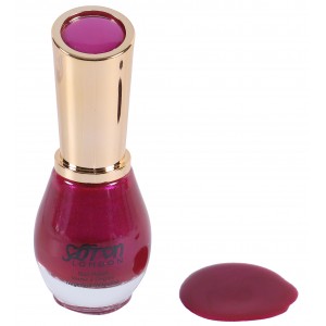 Saffron Nail Polish   Pearly Fuscia 80 