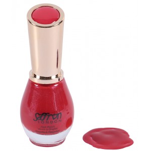 Saffron Nail Polish   Pearly Ruby 81