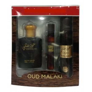 OUD MALAKI 3 Pcs Perfume/Non Alcoholic Perfume/Body Spray Gift Set