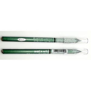 Wet n Wild Mega Chrome Eye Liner Pencil 152 Gun Metal Green