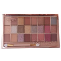 Saffron LONDON 24 Colours Party Eyeshadow Palette, Matte and Shimmer Finishes, Professional Makeup Kit with Applicator - Palette 03