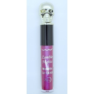 Saffron Zombie Nights Metallic Lip Gloss 24Hrs Colour 04