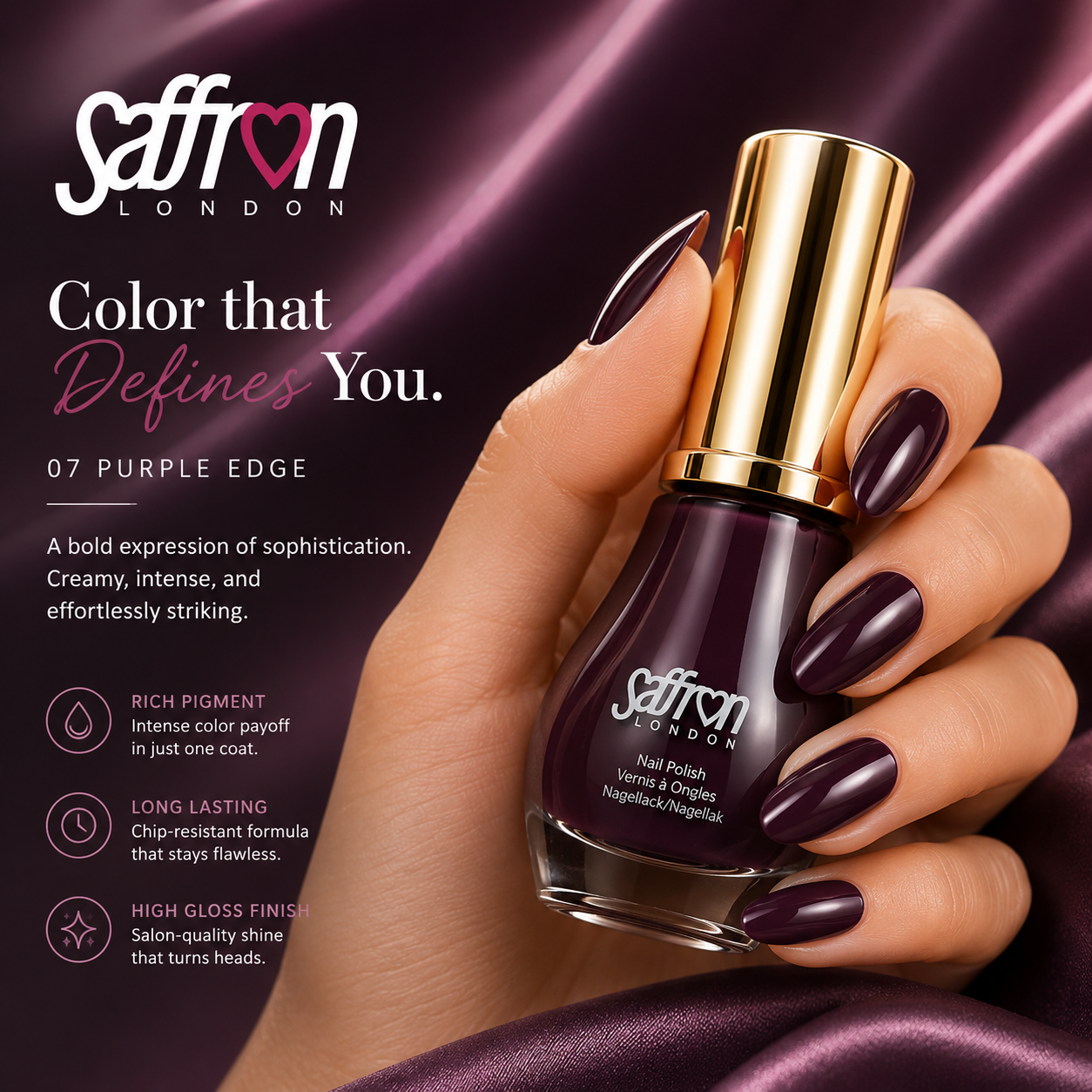 07 Purple Edge nail polish