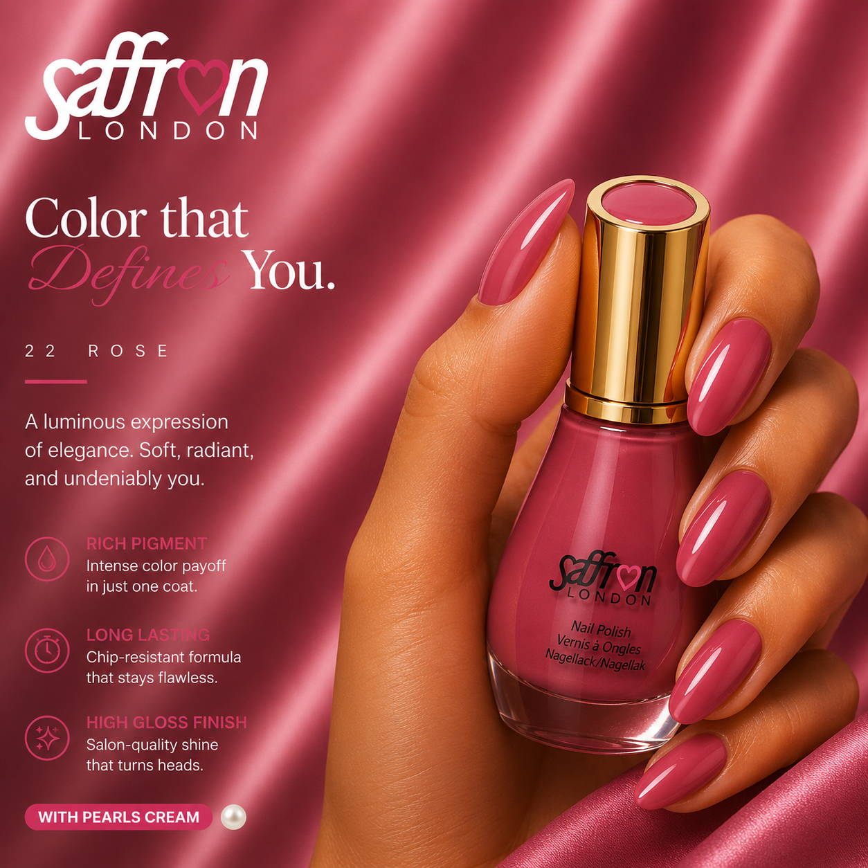 22 Rose nail polish