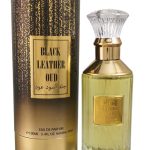 Black Leather Luxury Unisex Oud Fragrance Spray EDP 100ml - Long Lasting Oud Perfume for Men & Women - Intense Arabic Fragrance with Smoky Saffron & Warm Amber Notes. - Thumbnail Image 1