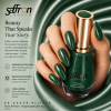 Saffron - Nail Polish #1013 (Colour 66 Green Glitter) - Thumbnail Image 3