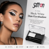 Saffron - Black/White Shimmer Duo EyeShadow #9285B - Thumbnail Image 2