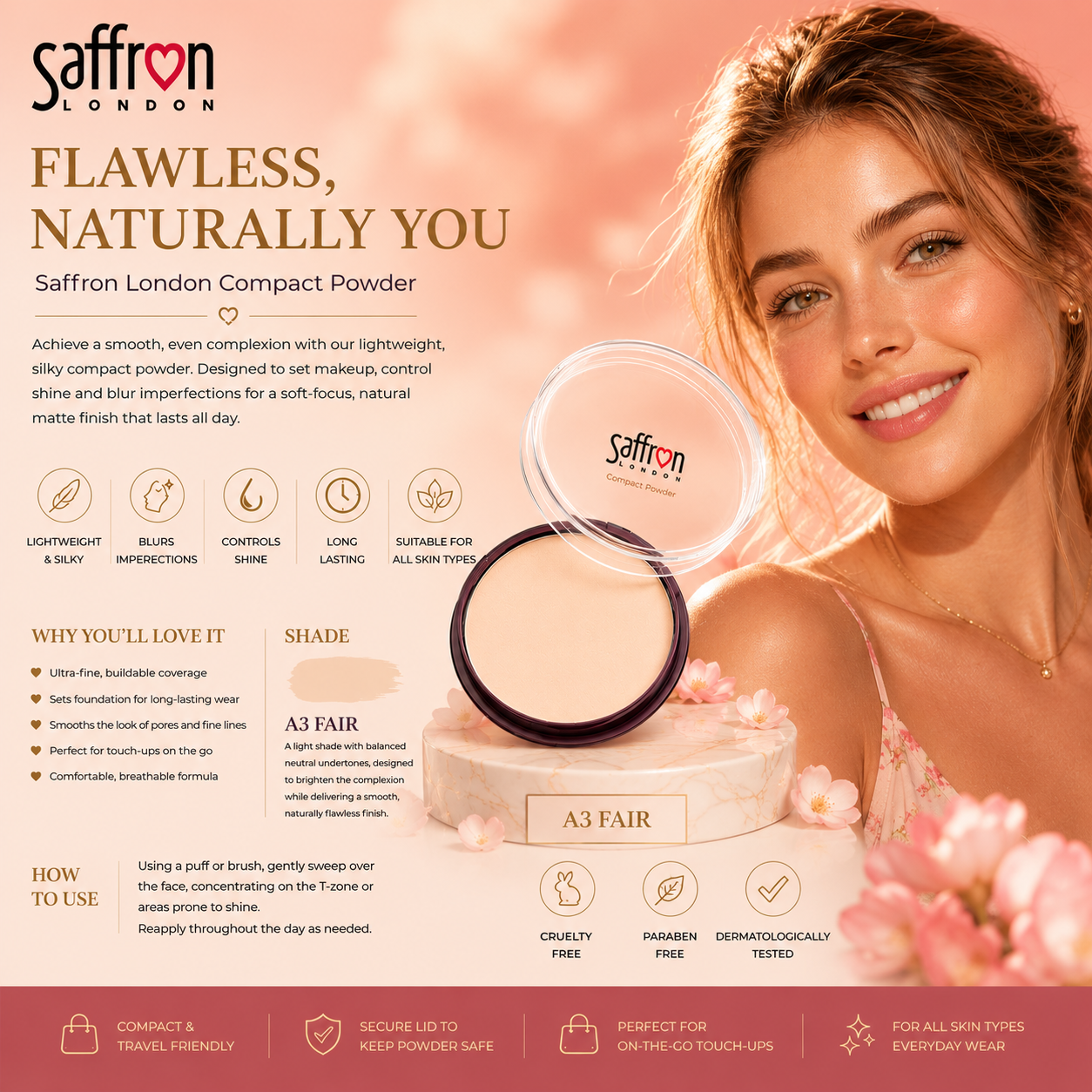 Saffron - Compact Powder #1501 (A3 FAIR) - Image 3