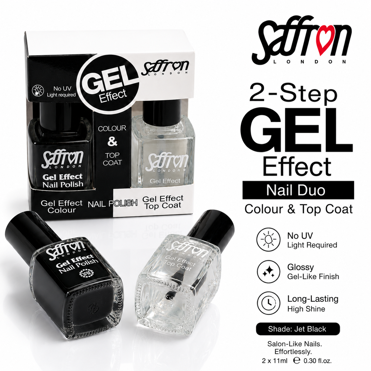 Gel Nail Polish Black