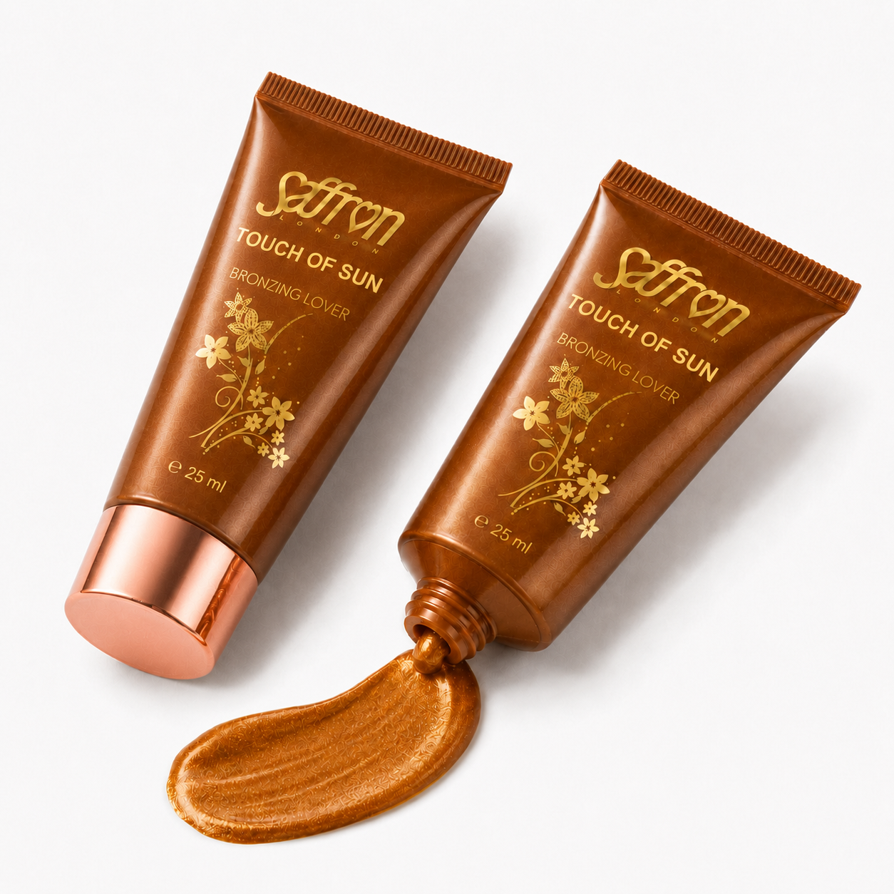 Saffron - Touch of Sun Bronzing Cream (02 Golden) - Image 3