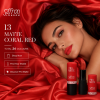 13 Matte Coral Red matte lipstick