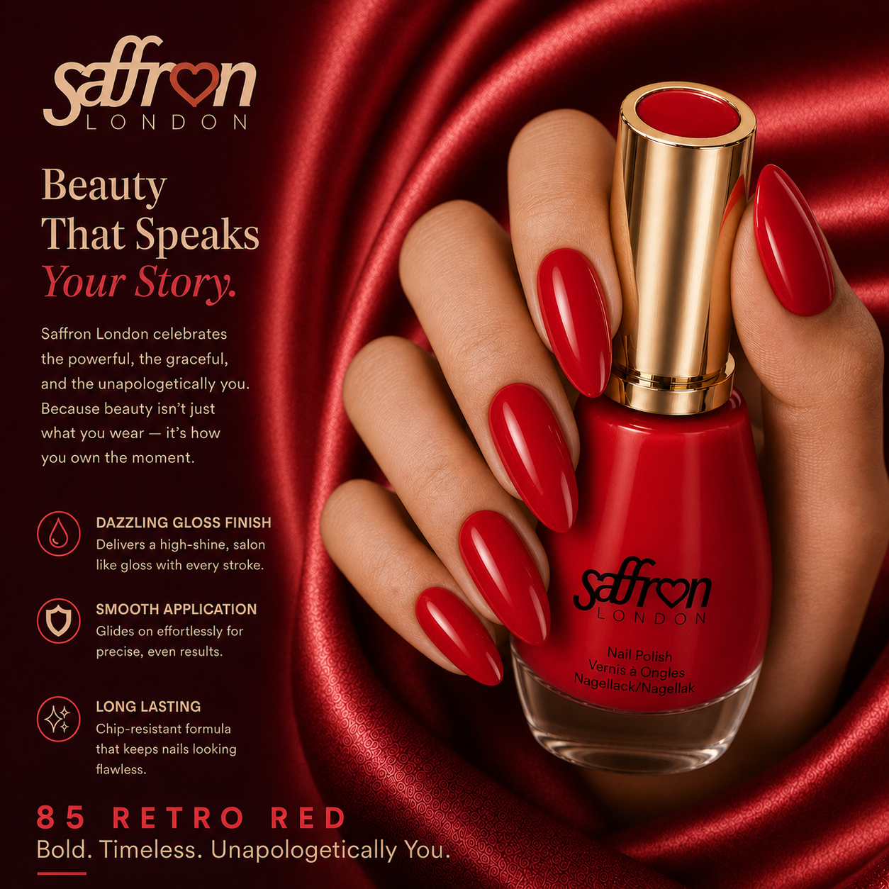 85 Retro Red